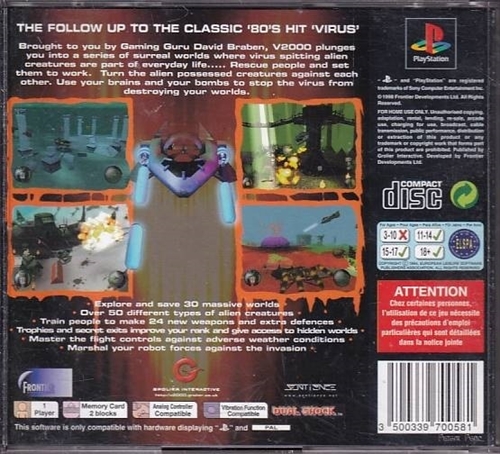 V2000 - PS1 (B Grade) (Genbrug)